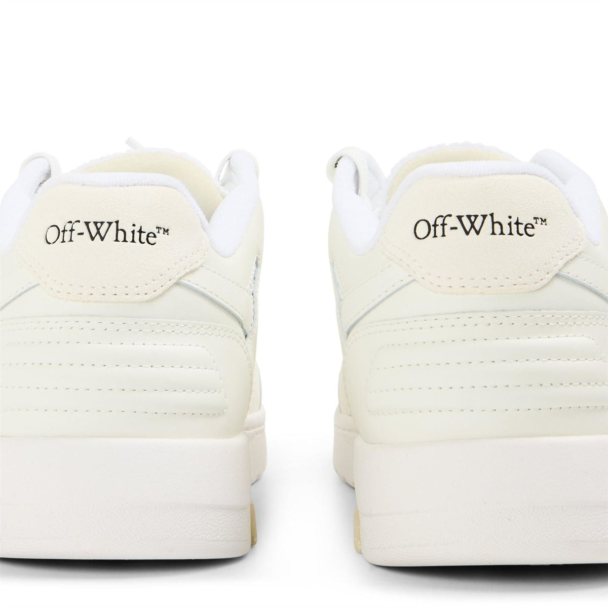 Off White Mens Slim Low Calfskin Leather Trainers