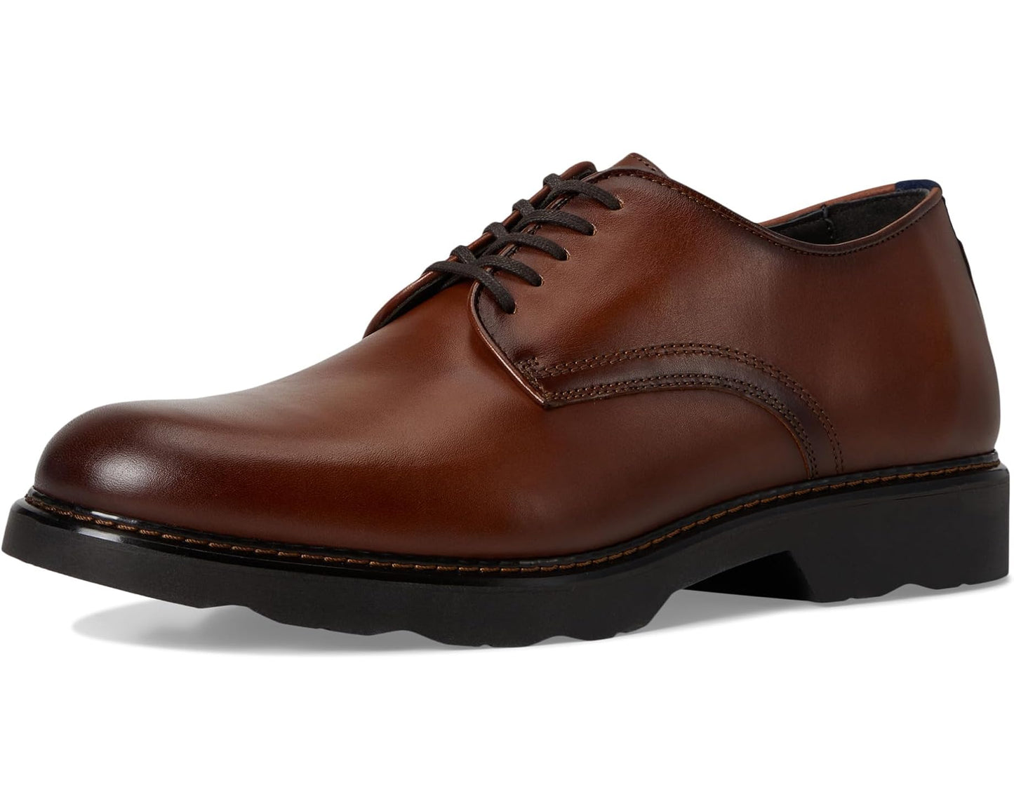 Men's Johnston & Murphy Collection Huxley Plain Toe Derby Teak Italian Calfskin