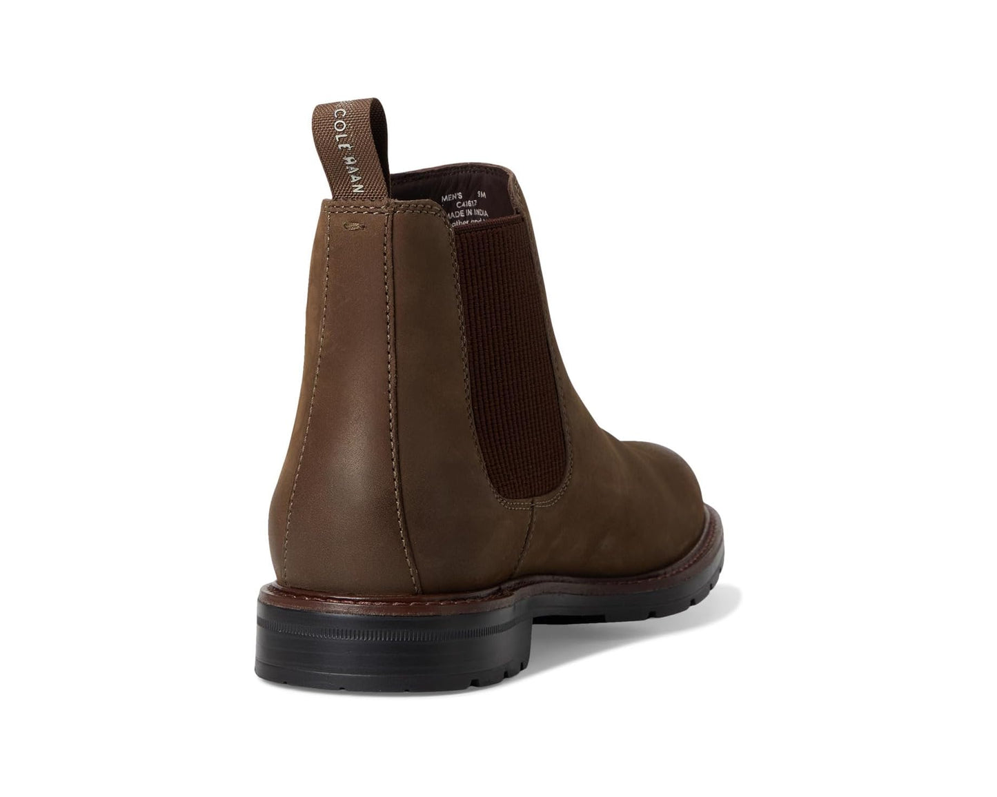Men's Cole Haan Chamberlin Grand Chelsea Boots Truffle Nubuck/Black Water Resistant