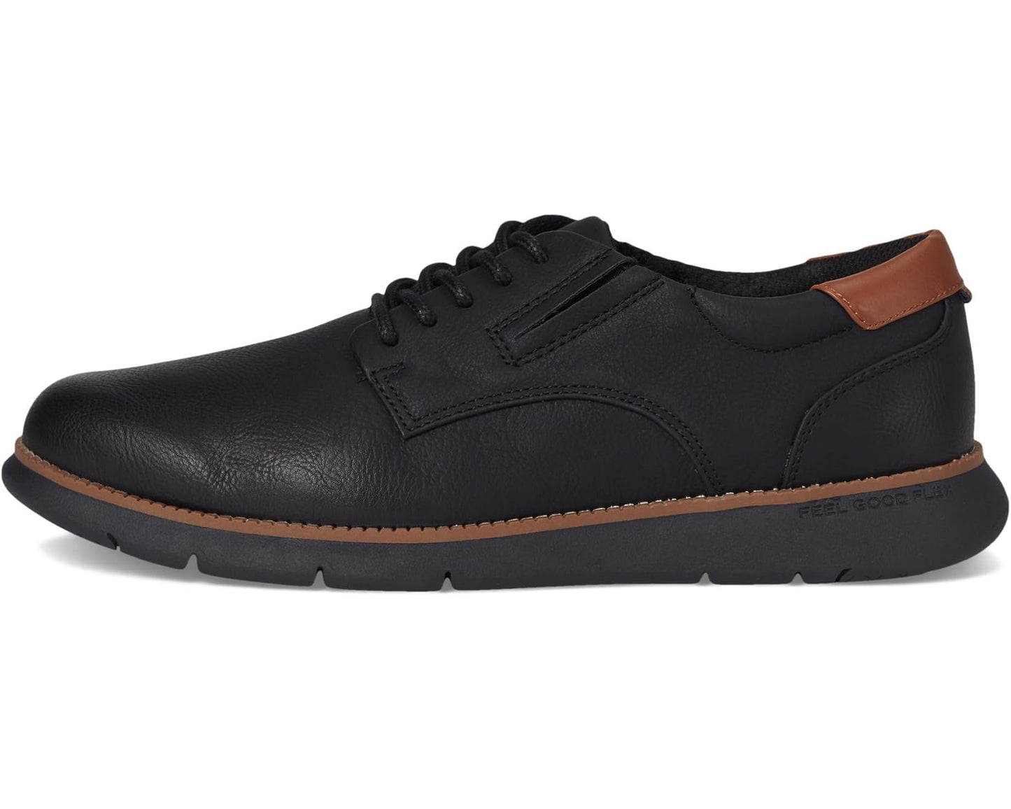 Men's Dr. Scholl's Synergy Oxfd Black Faux Leather