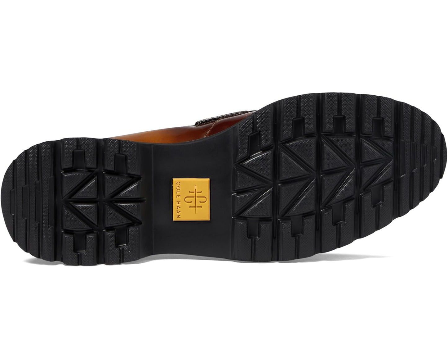 Men's Cole Haan American Classics Penny Loafers Dark Chocolate/Light Amber Brushoff/Black