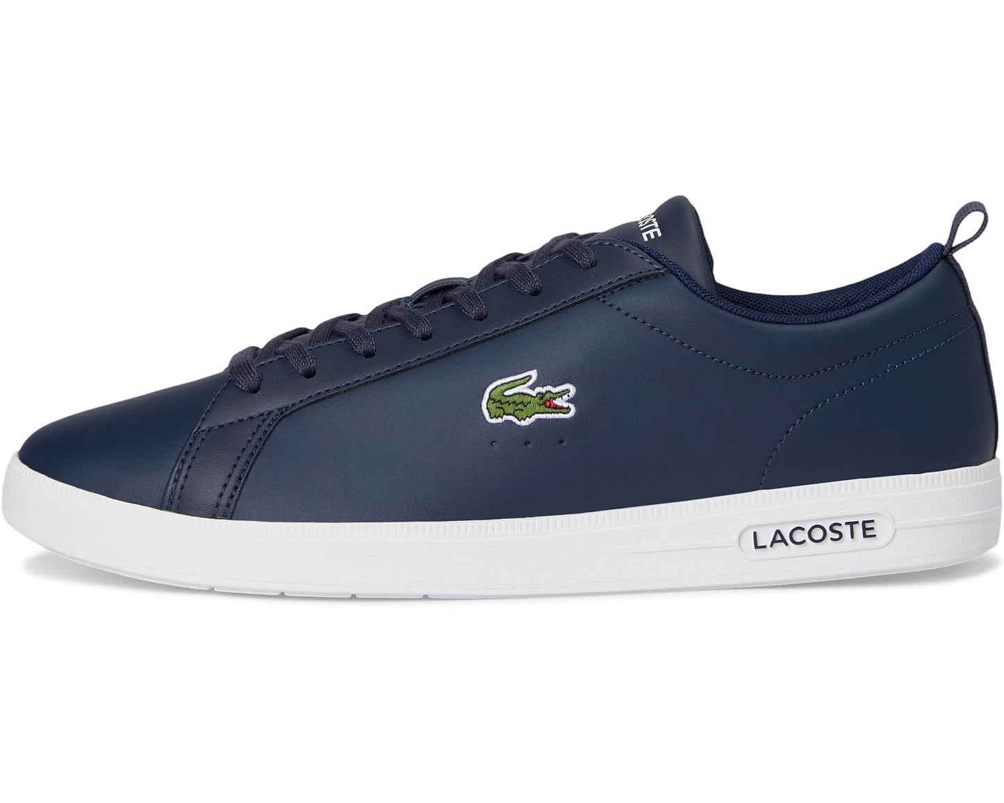 Men's Lacoste Court Base Sneakers Navy/White