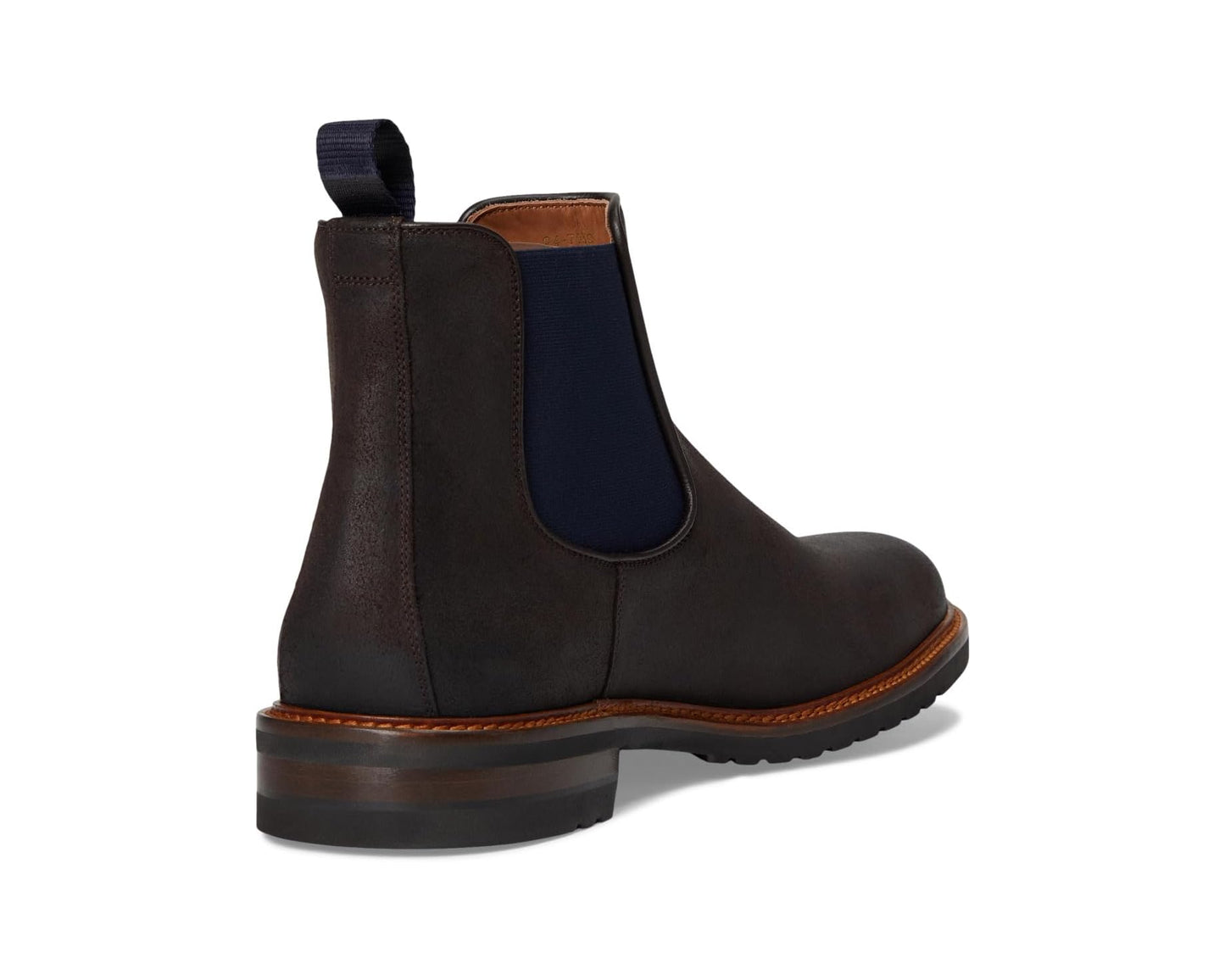 Men's Johnston & Murphy Collection Hartford Chelsea Boots Dark Brown Waxed English Suede
