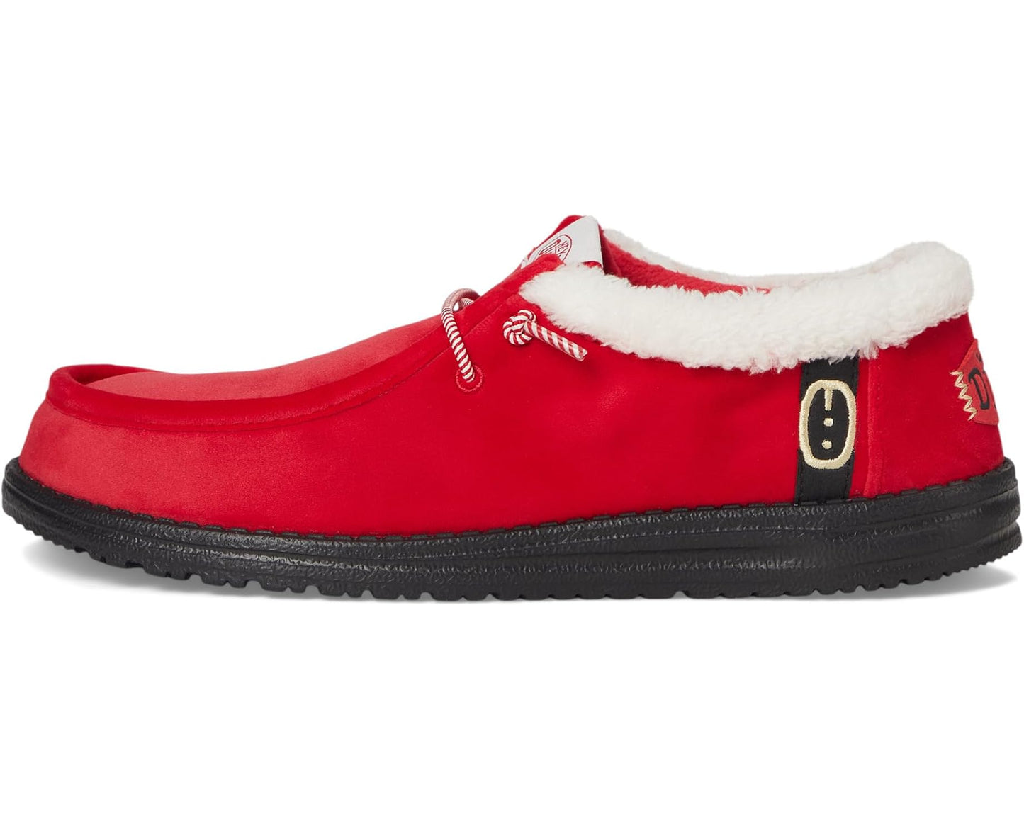 Men's Hey Dude Wally Santa Claus Red