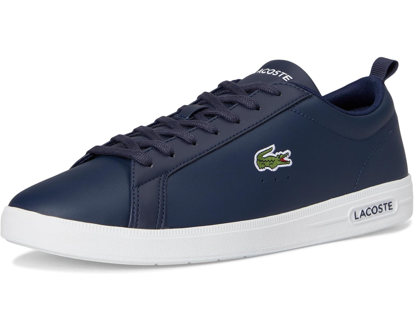 Men's Lacoste Court Base Sneakers Navy/White