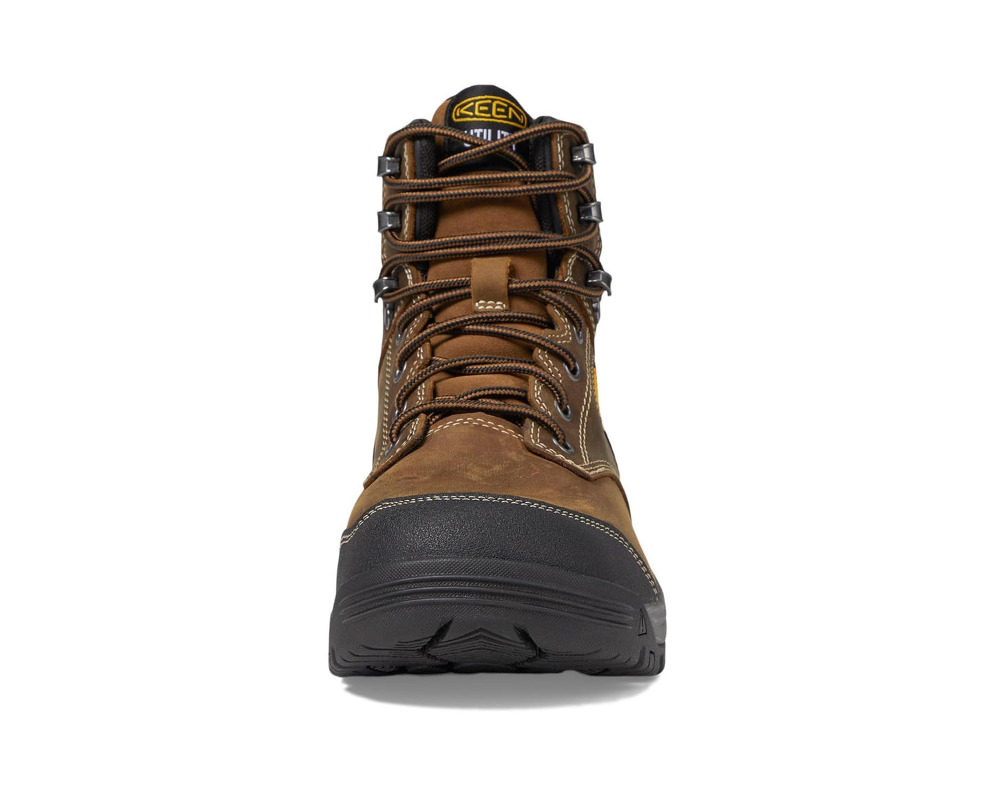 Men's KEEN Utility Evanston 6” Soft Toe Waterproof Bison/Black