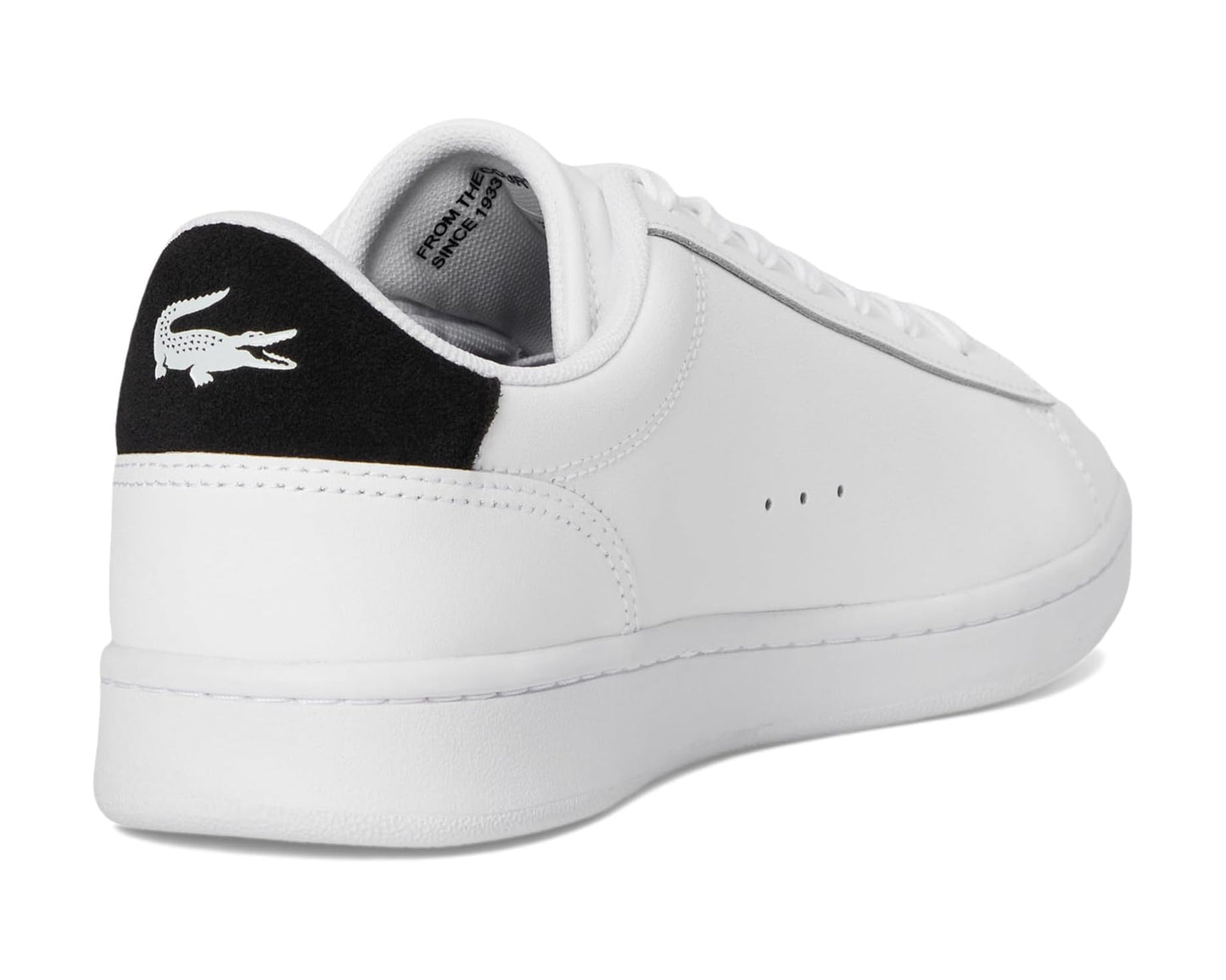 Men's Lacoste Carnaby Set Leather Sneakers White/Black