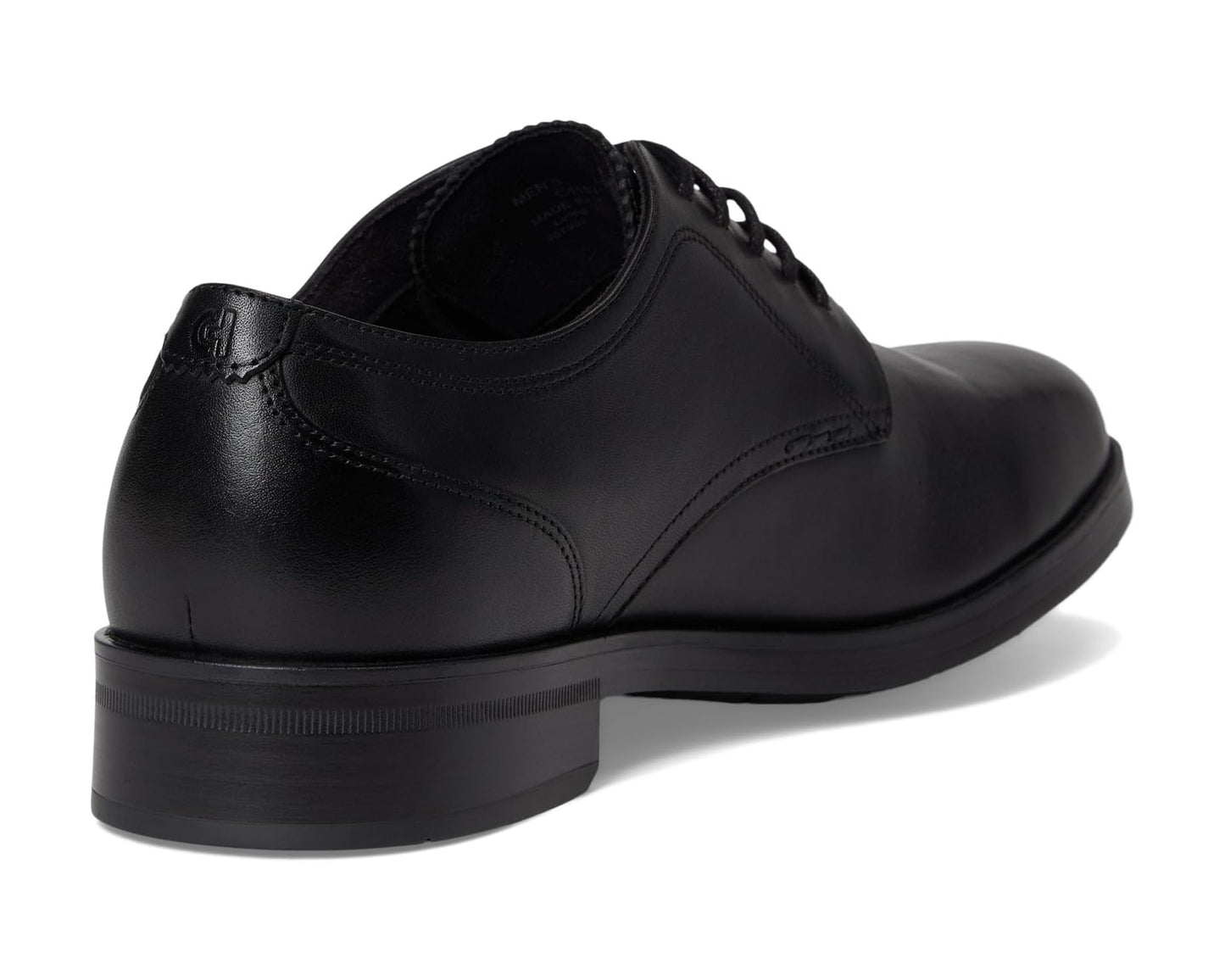Men's Cole Haan Newmark Grand Plain Toe Oxfords Black/Black