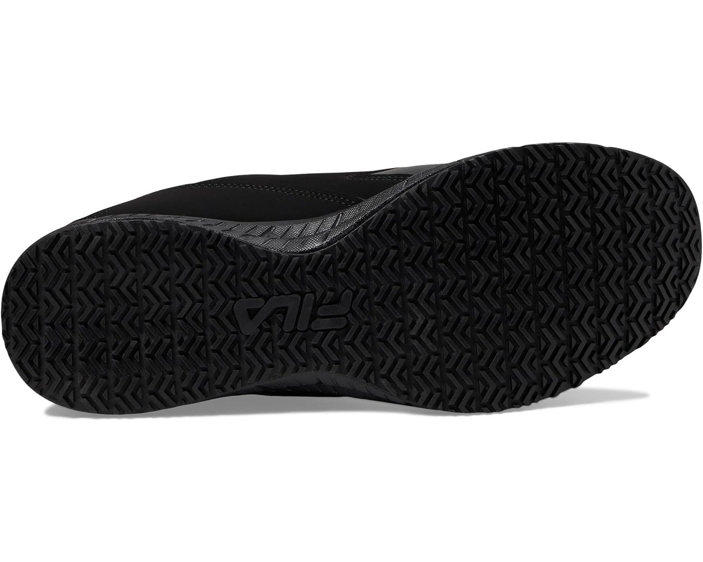 Men's Fila Memory Layers Slip Resistant Black/Black/Black