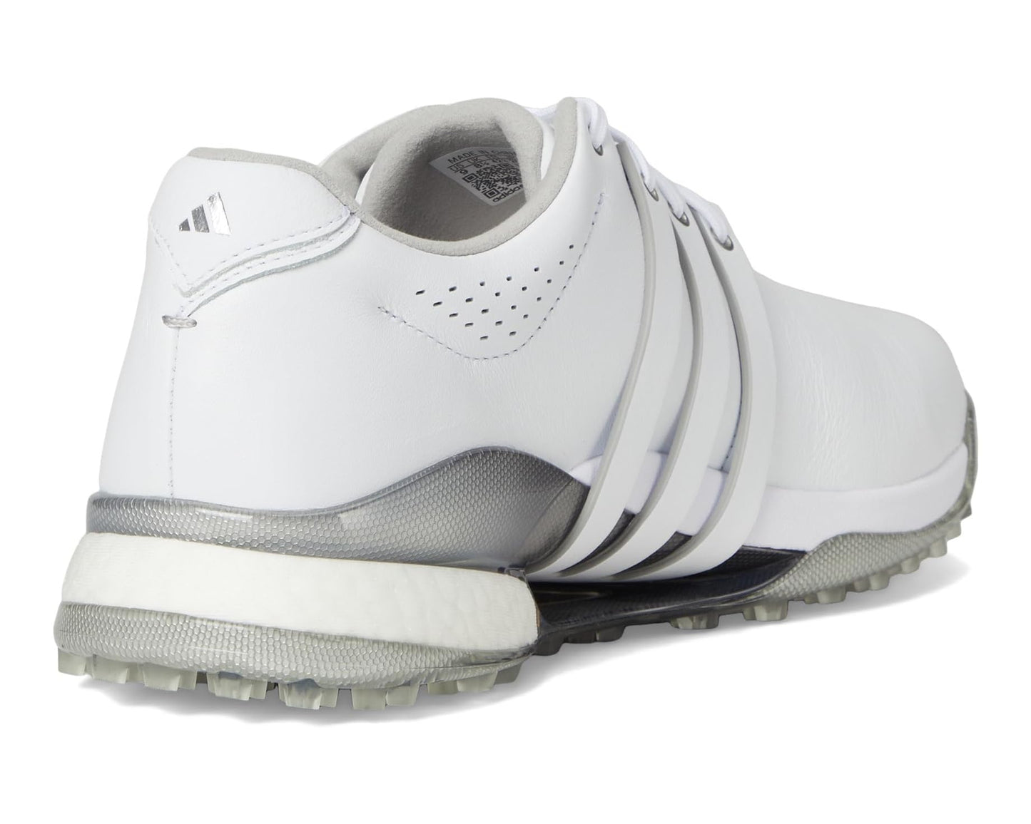 Men's adidas Golf Tour360 25 Spikeless Golf Shoes Footwear White/Footwear White/Silver Metallic