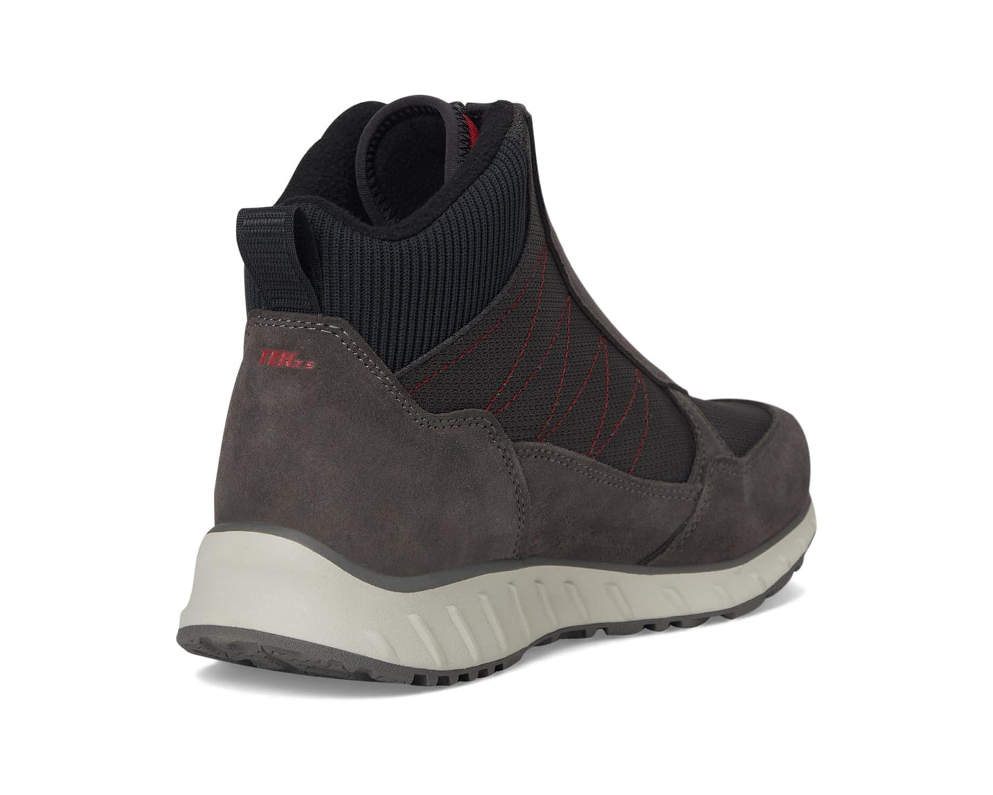 Men's L.L.Bean Snow Sneakers Waterproof Insulated Zip Front Graphite/Darkest Grey