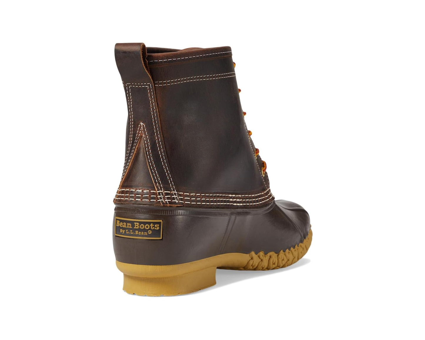 Men's L.L.Bean Bean Boots 8 Leather Primaloft Flannel Lined Classic Brown/Bean Boot Brown/Gum/Iron