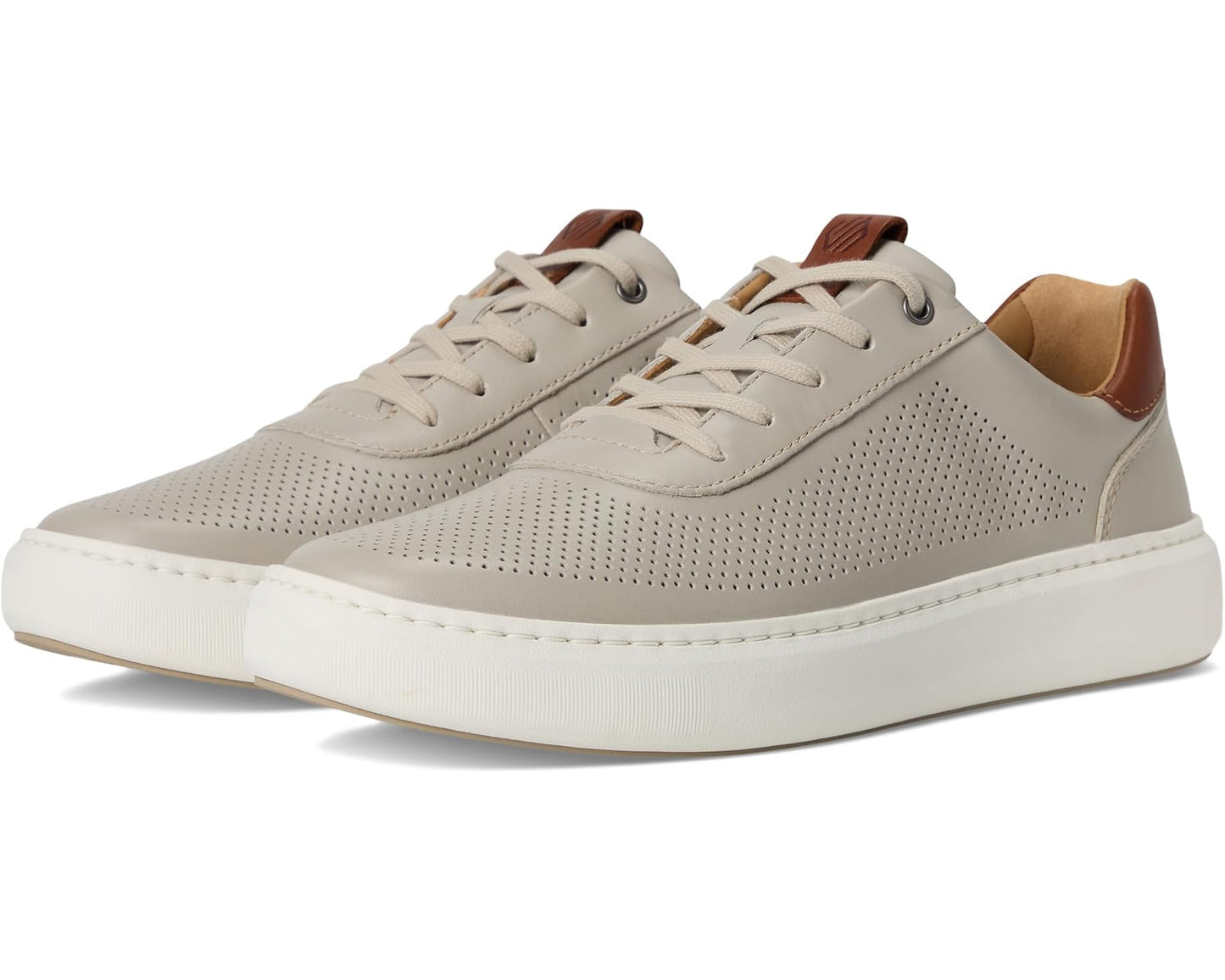 Men's Johnston & Murphy Anders Perfed U-Throat Beige