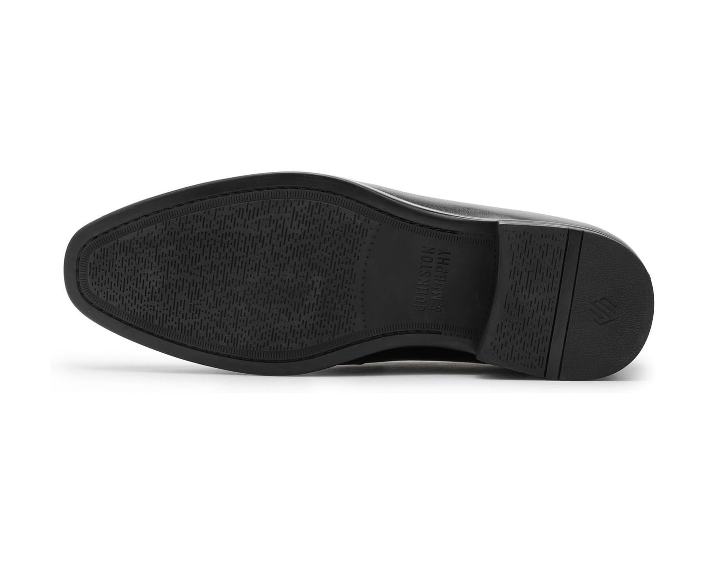 Men's Johnston & Murphy Gibbons Embossed Penny Loafers Black Full Grain