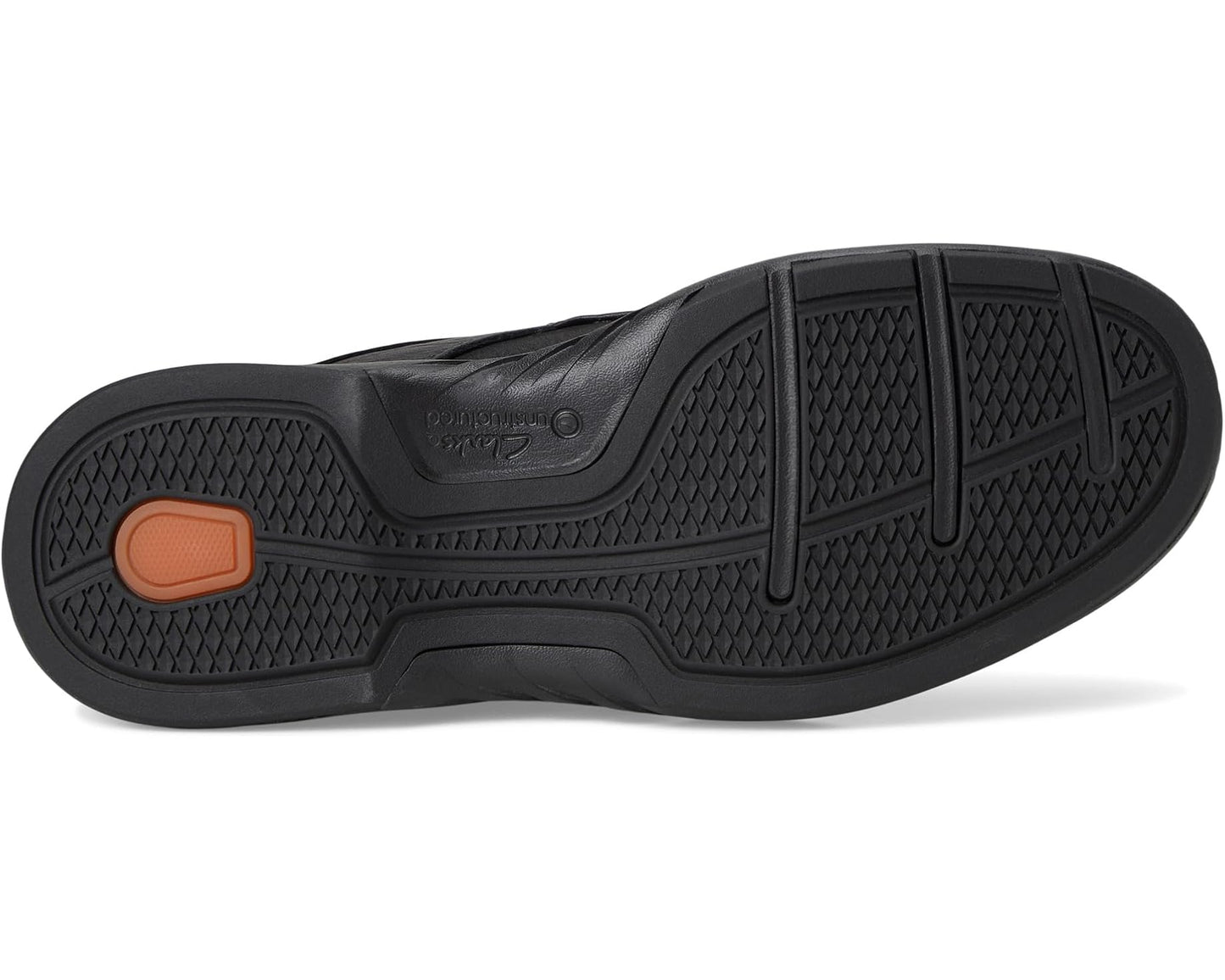 Men's Clarks Un Briley Lace Black Leather