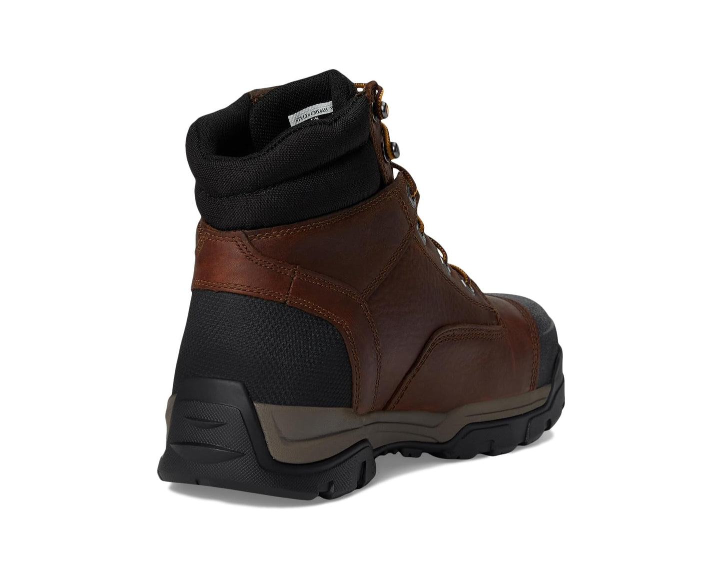 Men's Carhartt 6 Ground Force Waterproof Composite Toe Work Boots Brown Oil Tanned Leather