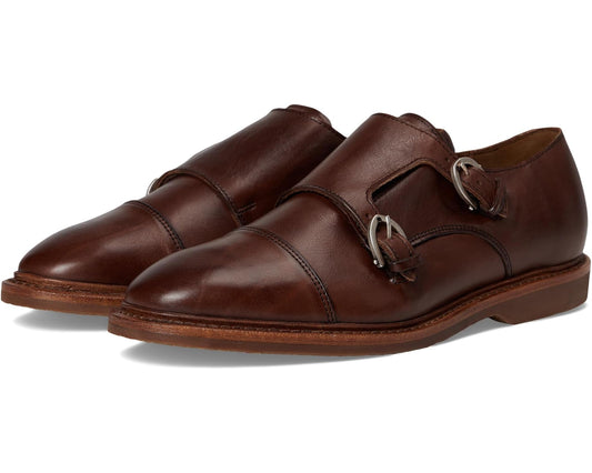 Men's Allen Edmonds Kingstonvers Monk Strap Shoes Chili