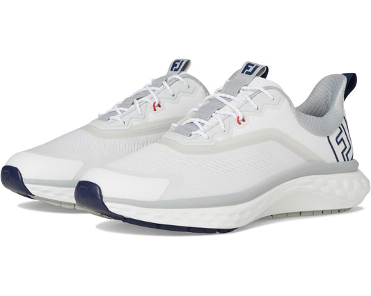 Men's FootJoy FJ Quantum Golf Shoes White/White/Grey