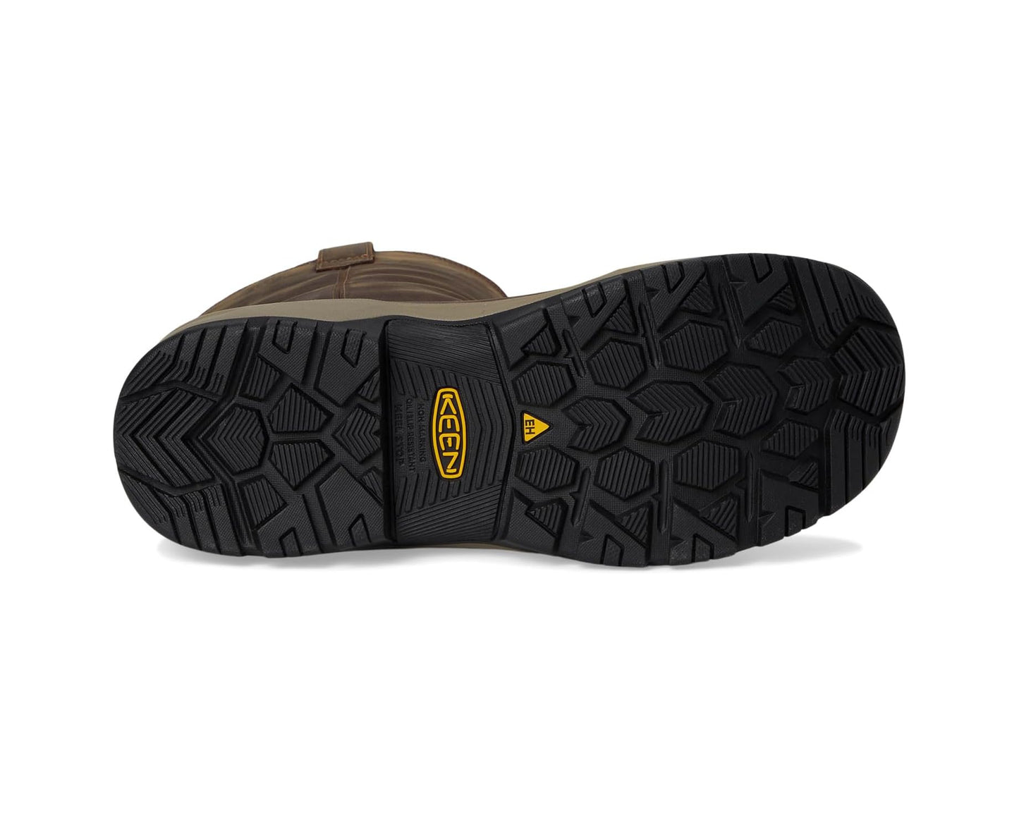 Men's KEEN Utility Evanston Pull-On Waterproof Boot (Soft Toe) Bison/Black