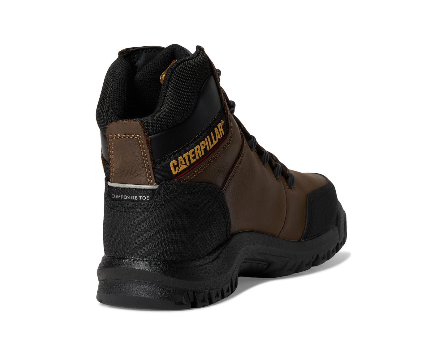 Men's Caterpillar Resorption Waterproof Composite Toe Seal Brown Leather