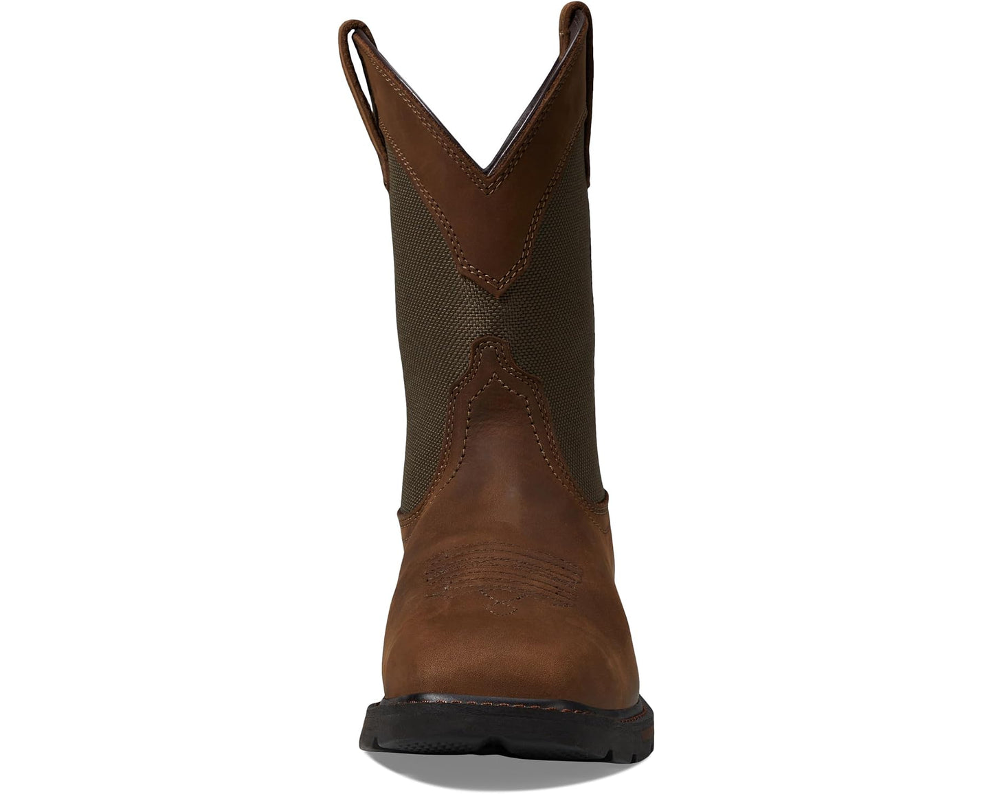 Men's Ariat Groundbreaker Wide Square Toe H20 ST Palm Brown/Ballistic Brown