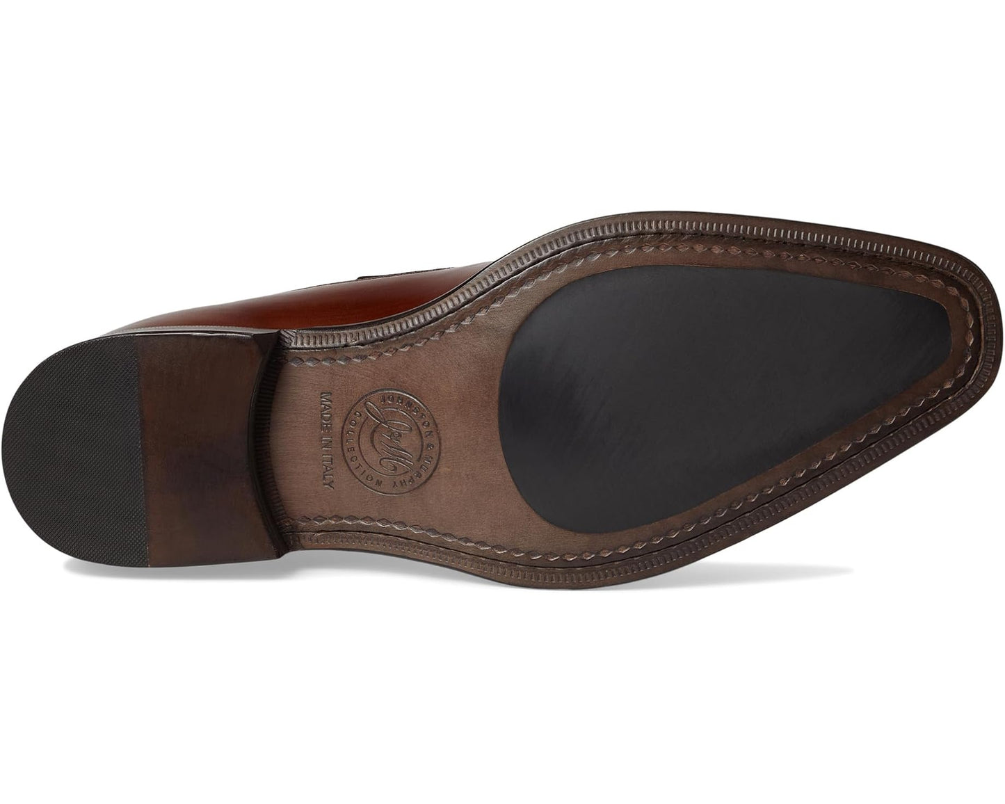 Men's Johnston & Murphy Collection Larson Slip-On Mahogany Italian Calfskin