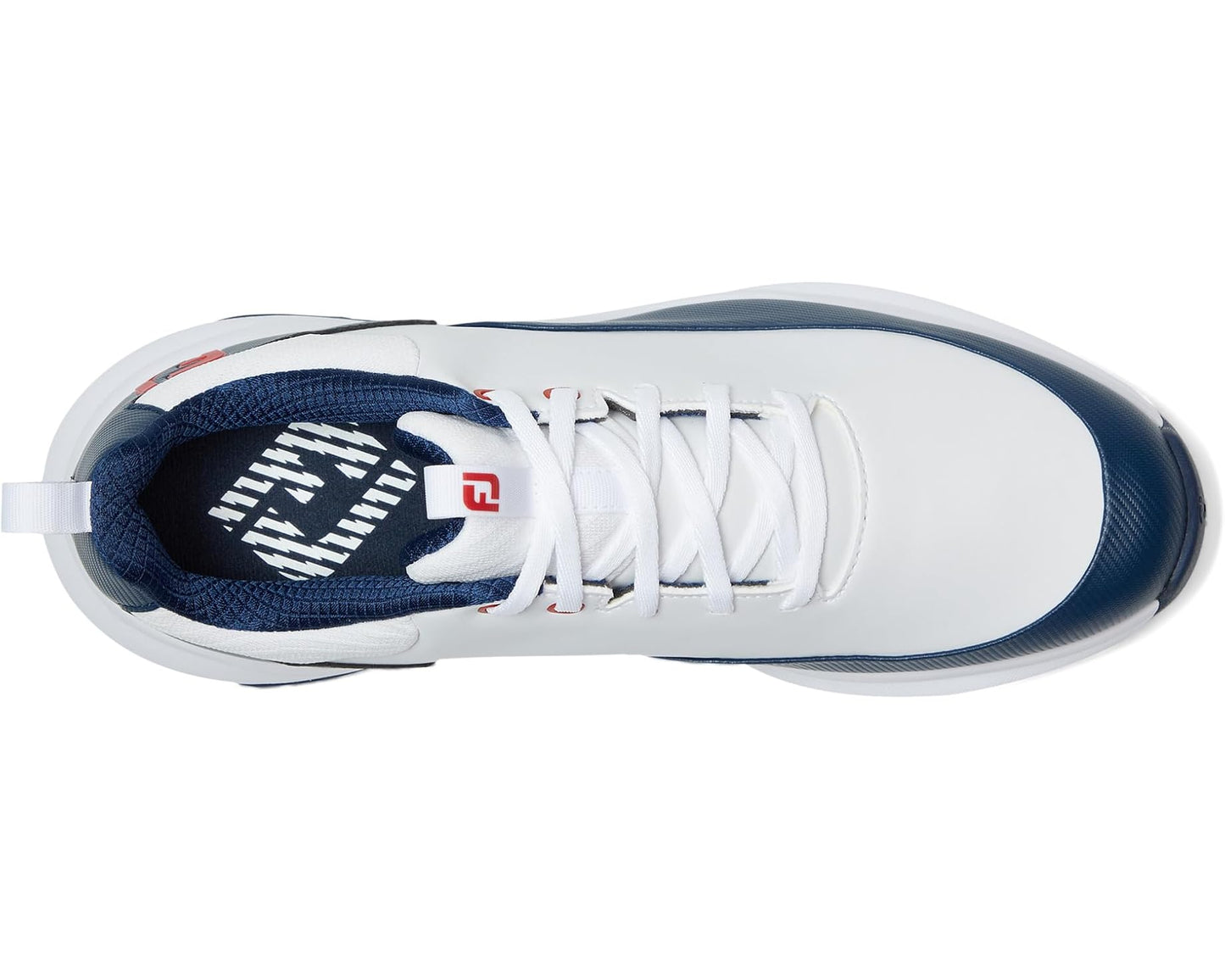 Men's FootJoy Tour Rival Golf Shoes White/Navy/Red