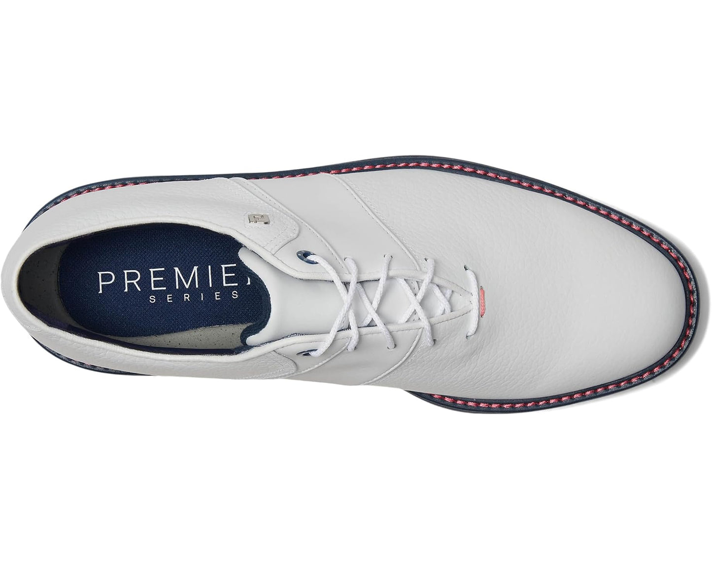 Men's FootJoy Premiere Series - Packard Golf Shoes- Previous Season White/Pink/Navy