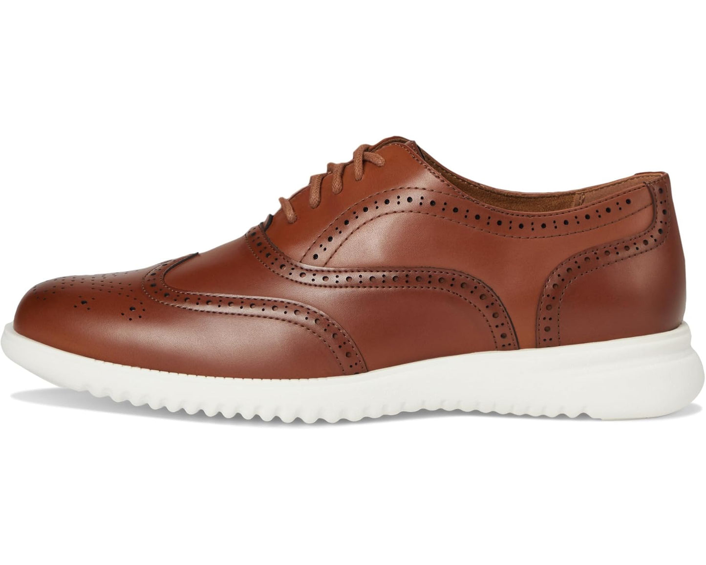 Men's Kenneth Cole Nio Wing Lace Up Oxford Medium Brown Leather
