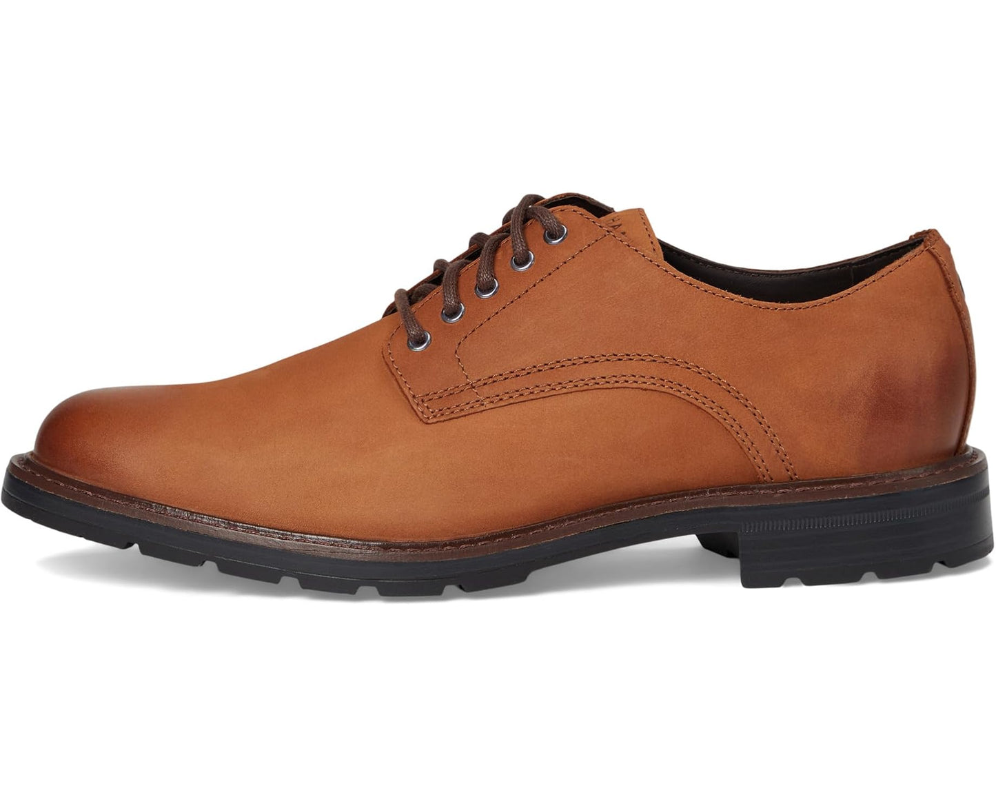 Men's Cole Haan Chamberlin Grand Plain Toe Oxfords British Tan Nubuck/Black Water Resistant