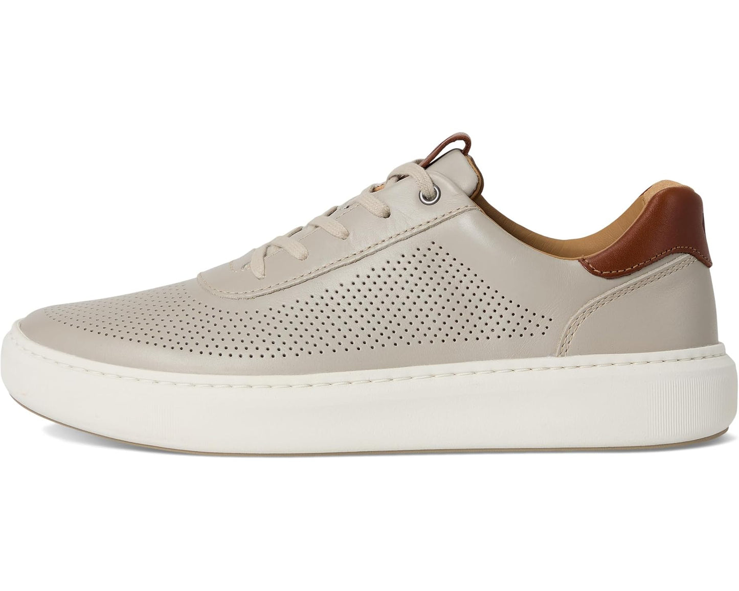 Men's Johnston & Murphy Anders Perfed U-Throat Beige