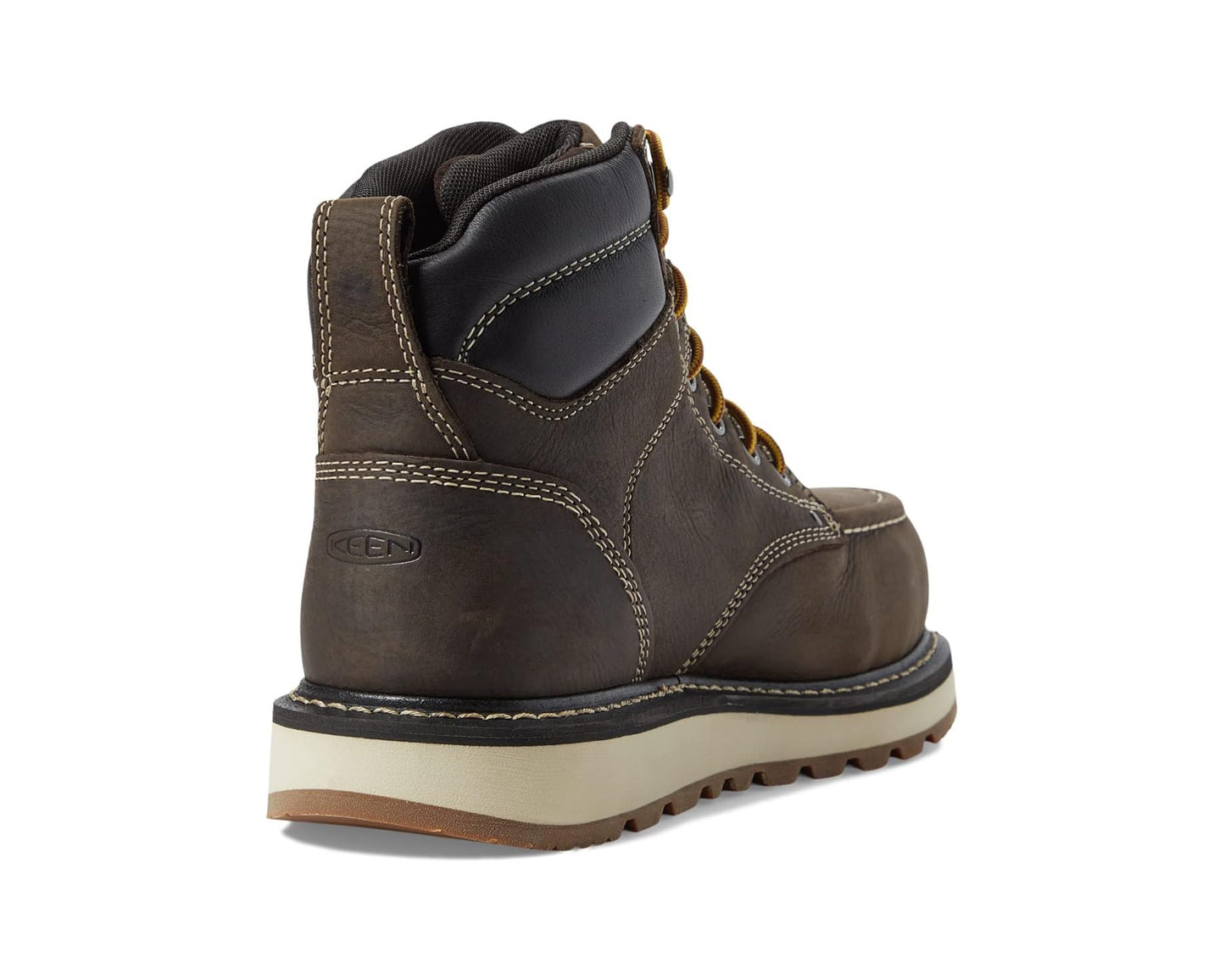 Men's KEEN Utility Cincinnati 6 Waterproof (Carbon Toe) Dark Chocolate/Sandshell