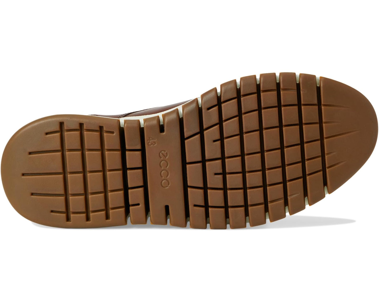 Men's ECCO Gruuv Studio Plain Toe Sneaker Mink/Mocha