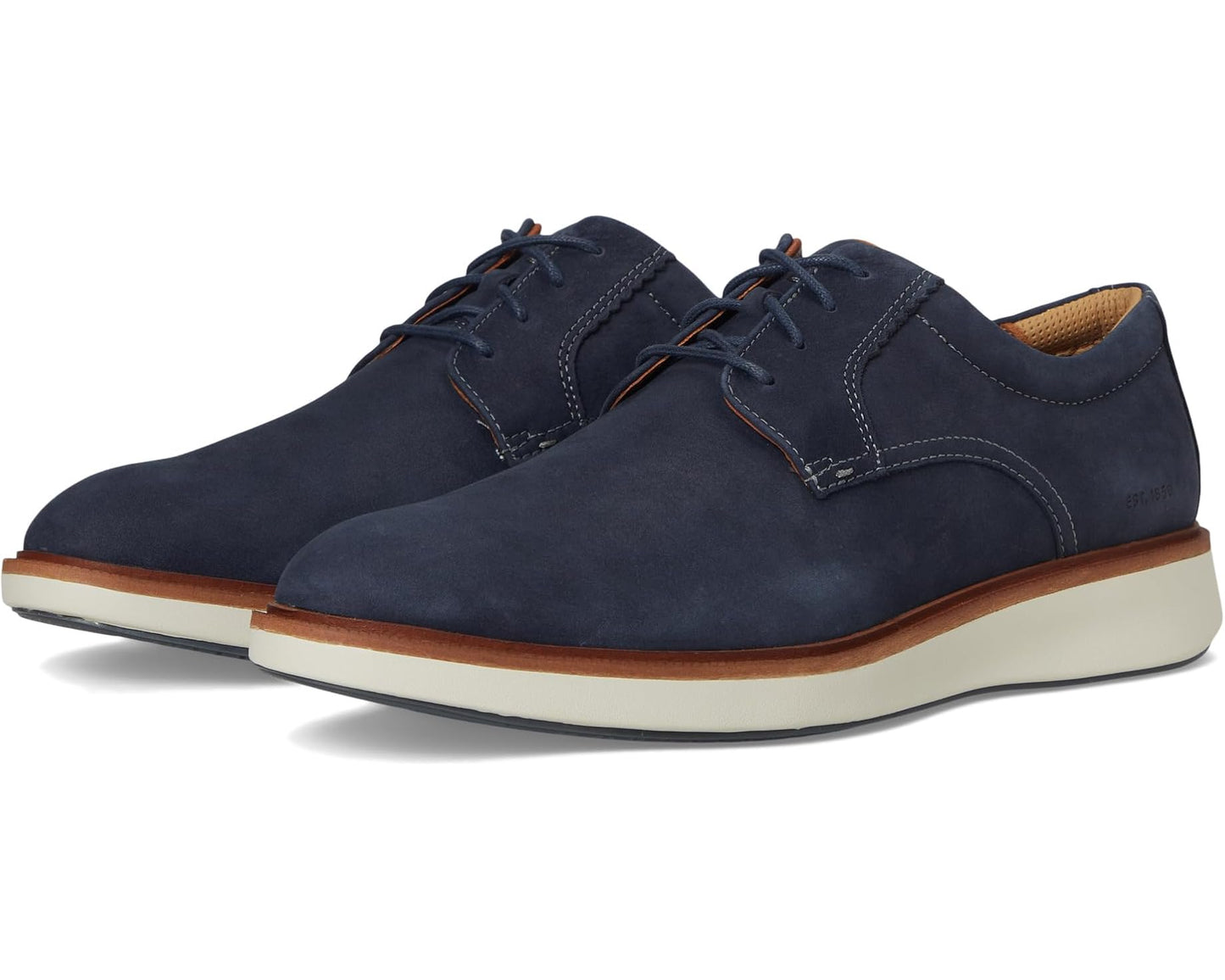 Men's Johnston & Murphy XC+ Parker Plain Toe Navy Waterproof Nubuck