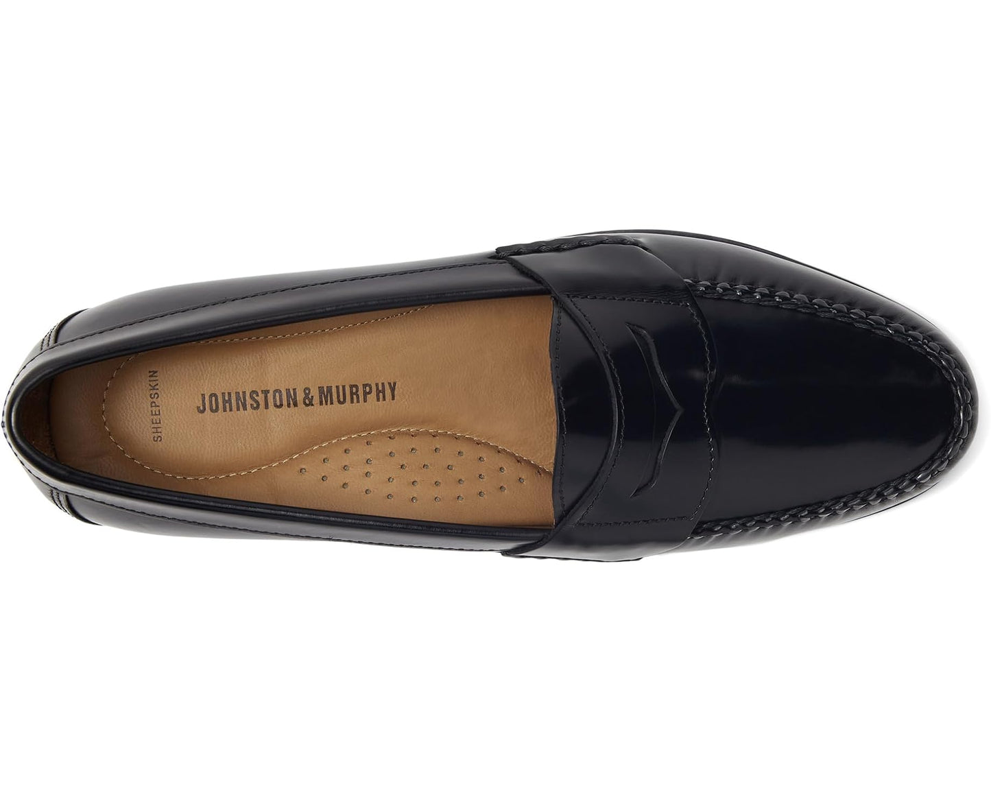 Men's Johnston & Murphy Hayes Penny Loafers Black