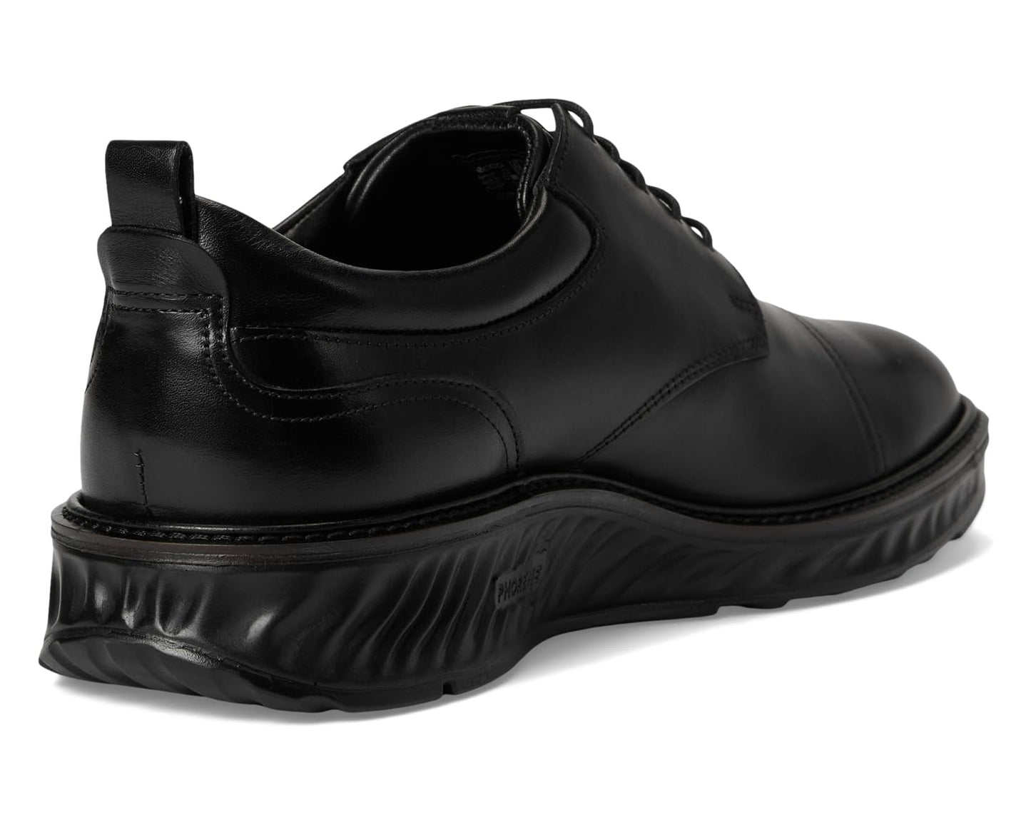 Men's ECCO ST.1 Hybrid Cap Toe Oxford Black/Black Outsole