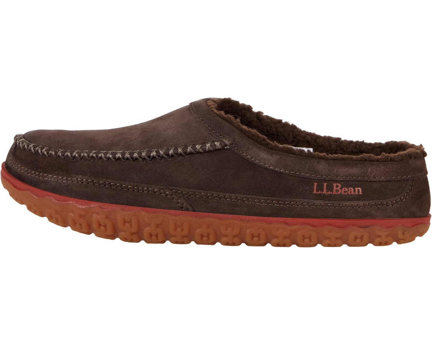 Men's L.L.Bean Mountain Slipper Scuff Bean Boot Brown