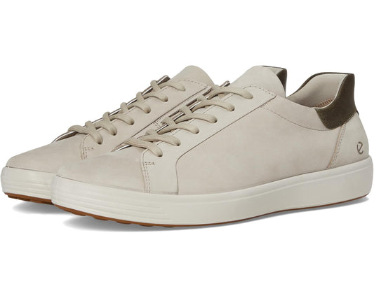 Men's ECCO Soft 7 Easy Slip Sneakers Pure Cashmere/Tarmac