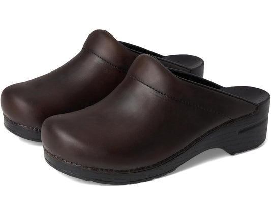 Men's Dansko Karl Clog Antique Brown/Black Sole