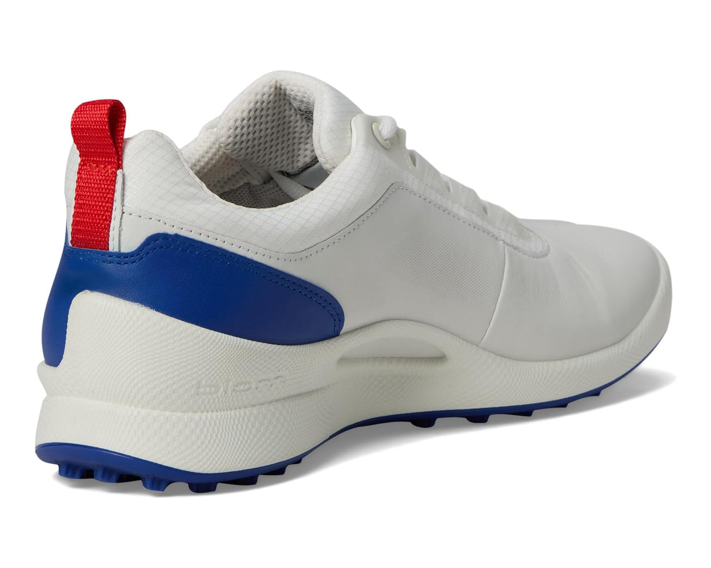 Men's ECCO Golf BIOM Hybrid BNY Waterproof White/Mazarine Blue