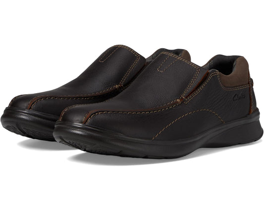 Men's Clarks Cotrell Step Brown Oily Leather