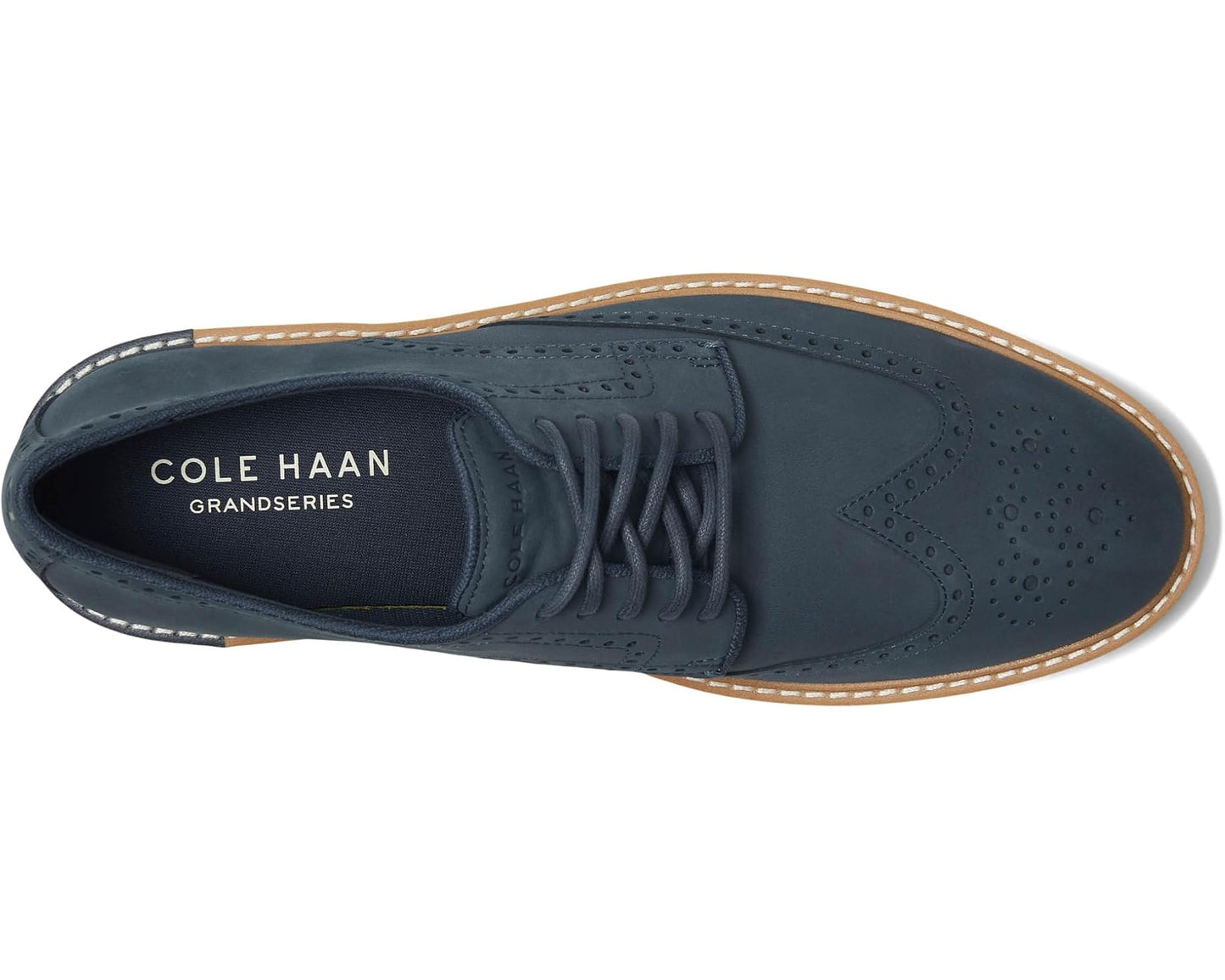 Men's Cole Haan Go-To Wing Oxfords Big Dipper Nubuck/Ivory