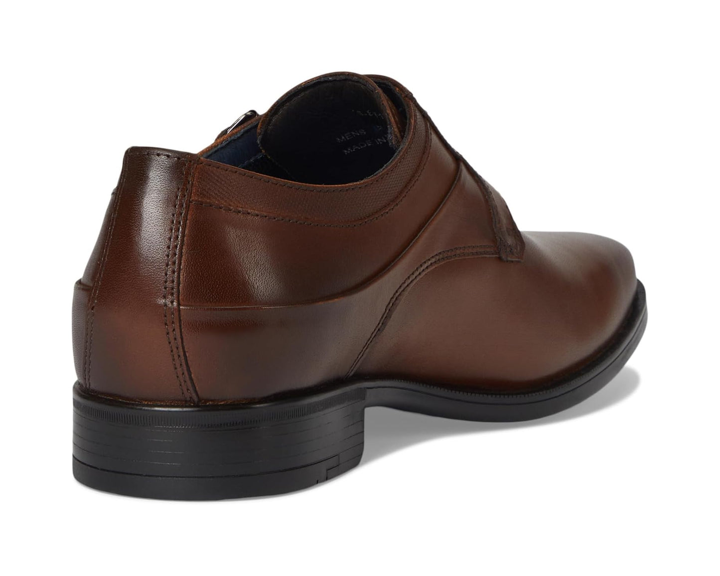 Men's Johnston & Murphy Gibbons Double-Buckle Monk Brown Full Grain