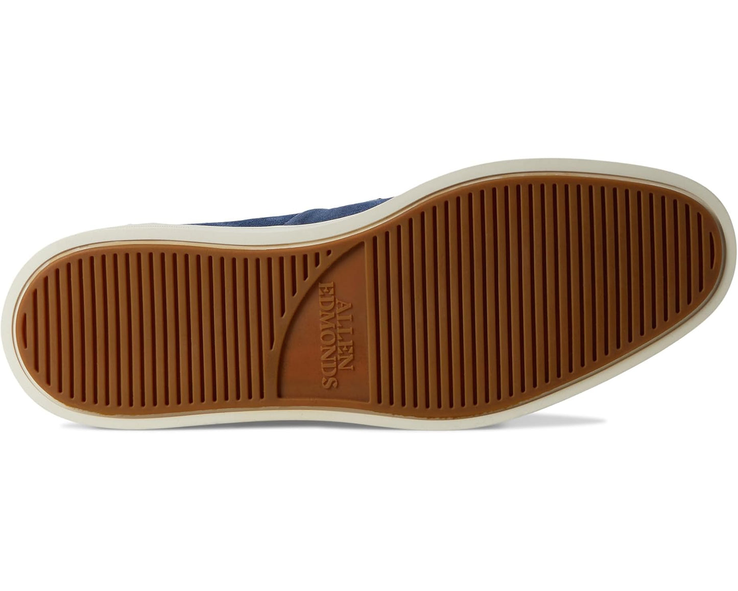 Men's Allen Edmonds Randsnkr 2.0 Slip-On Shoes Denim Suede/Gum Sole