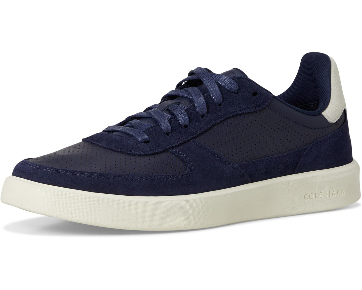 Men's Cole Haan Grand Crosscourt Daily Court Sneakers Midnight Moon/Silver Birch/Ivory