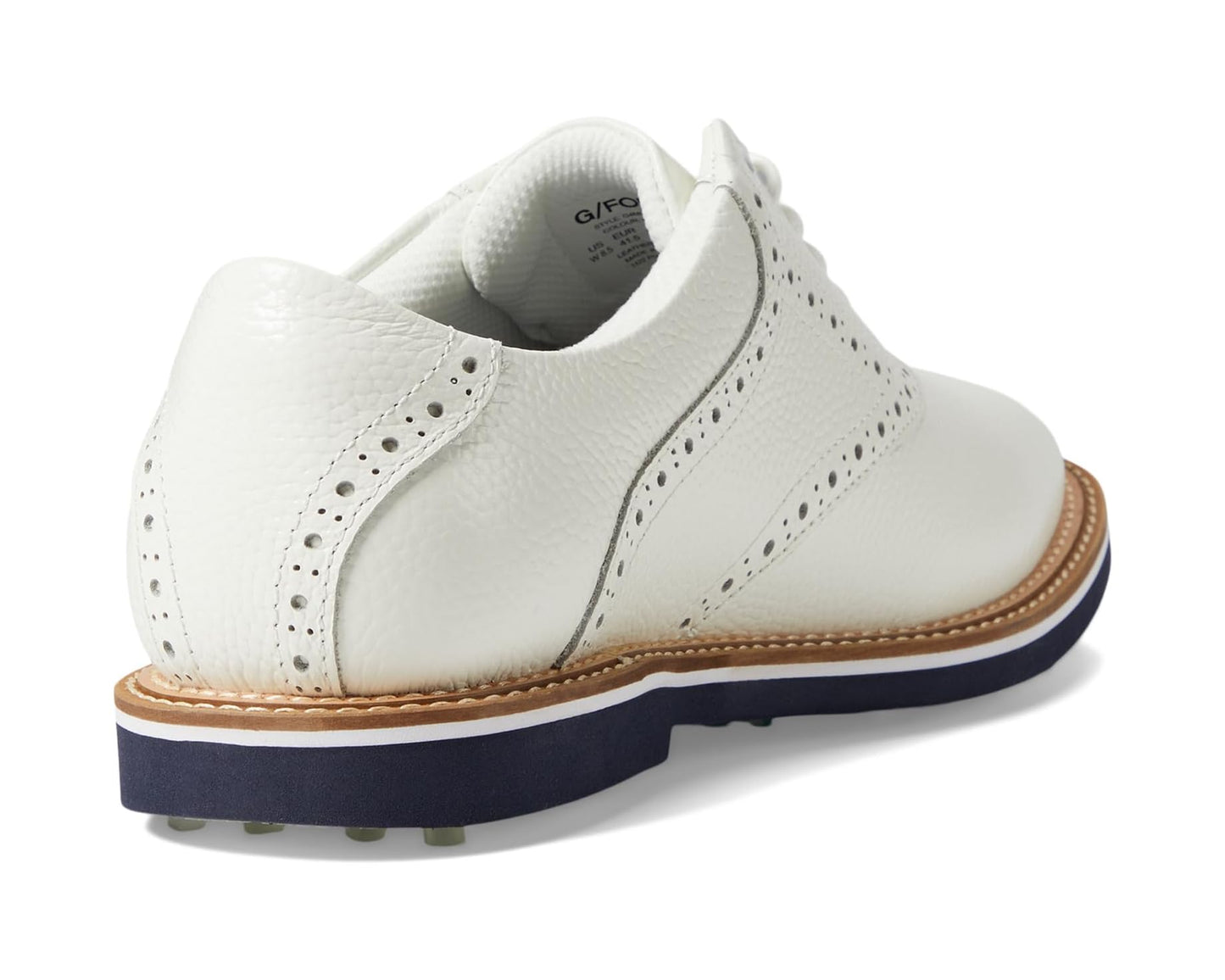 Men's GFORE Tonal Saddle Gallivanter Golf Shoes Snow/Twilight
