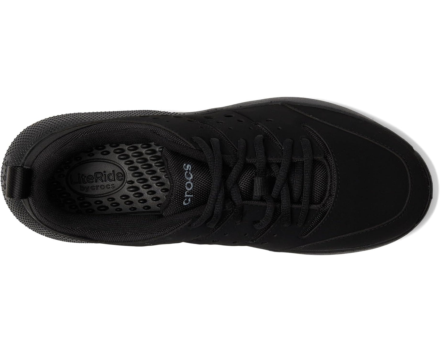 Men's Crocs Work On The Clock Work Sneaker Triple Black