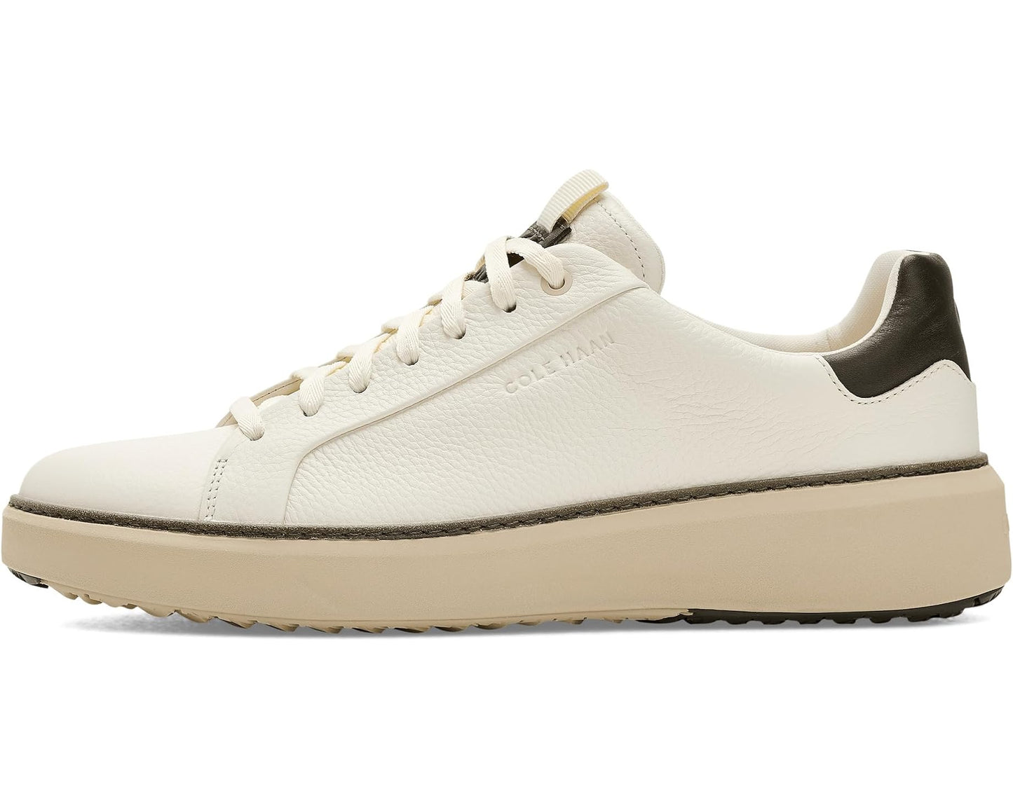 Men's Cole Haan GrandPro Topspin Golf Ivory Wp/Deep Olive/Light Sesame