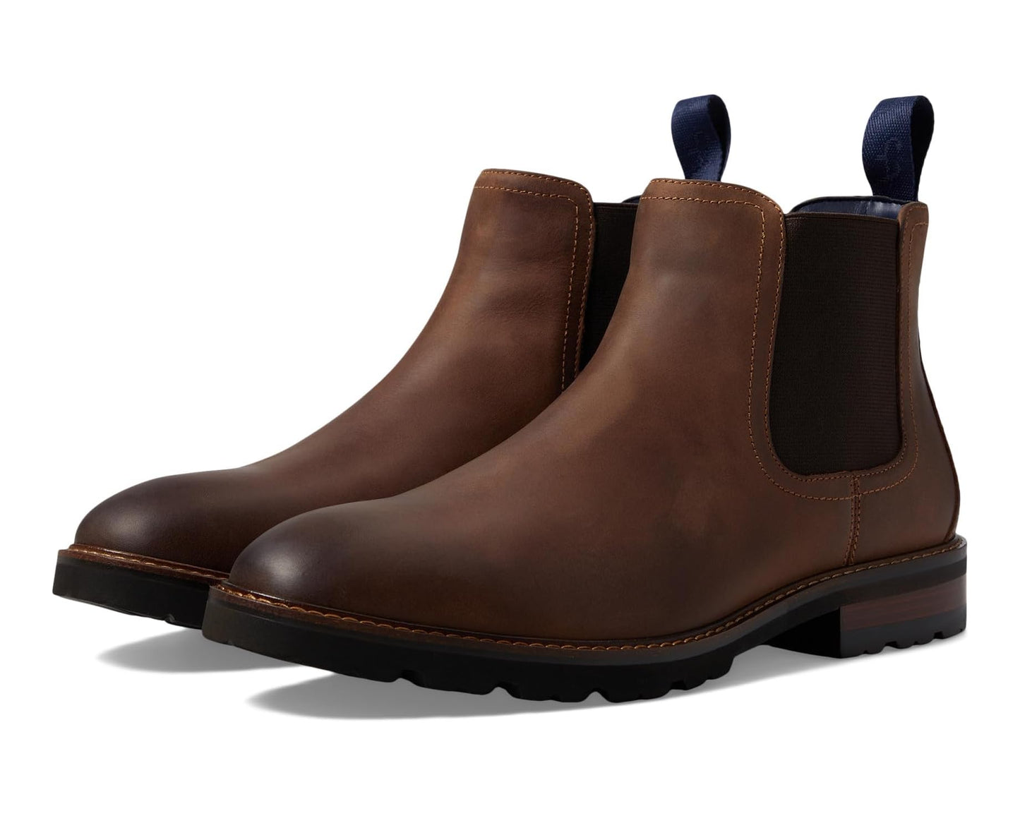 Men's Florsheim Renegade Plain Toe Gore Boot Brown Crazy Horse