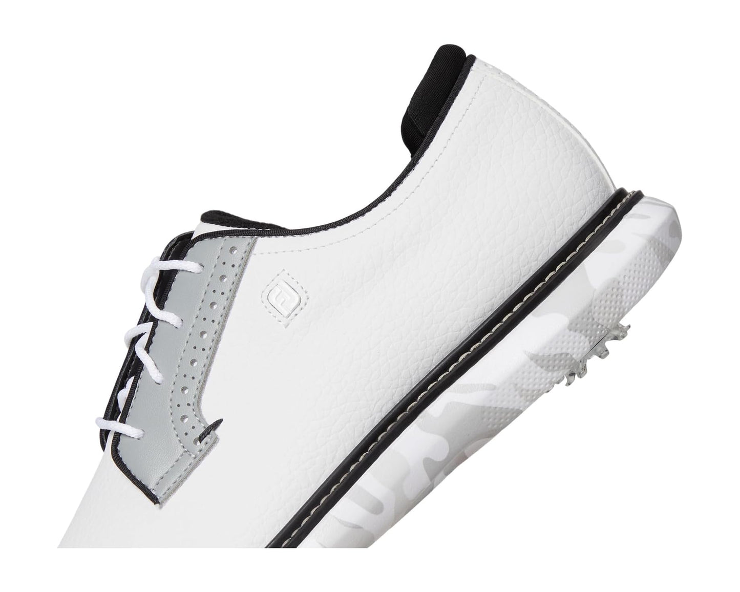 Men's FootJoy Traditions Blucher Golf Shoes White/Grey Camo